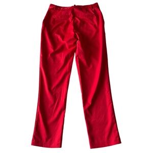Ovi Red Ankle Dress Pants